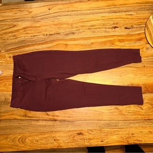 Maroon Jeggings
